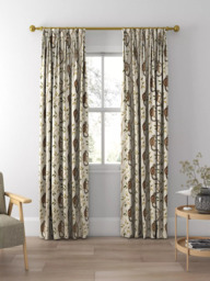 Sanderson Ringtailed Lemur Made to Measure Curtains or Roman Blind, Olive - thumbnail 5
