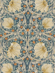Morris & Co. Pimpernel Pair Thermal Lined Eyelet Curtains - thumbnail 2