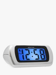 Acctim Auric Digital Alarm Clock, Silver - thumbnail 3