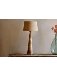 nkuku Chameli Mango Wood Table Lamp Base, Natural - thumbnail 6
