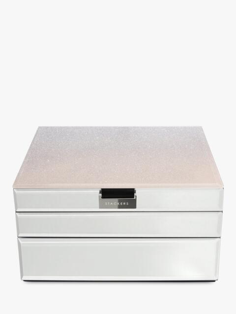 Stackers Glass Classic Jewellery Box, Set of 3 Layers - image 1