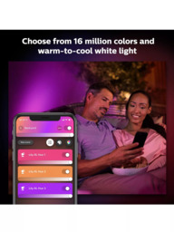 Philips Hue White and Colour Ambiance Lily LED XL Smart Outdoor Spotlight Extension, Black - thumbnail 5
