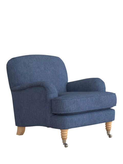 Laura Ashley Lynden Armchair, Oak Leg - image 1
