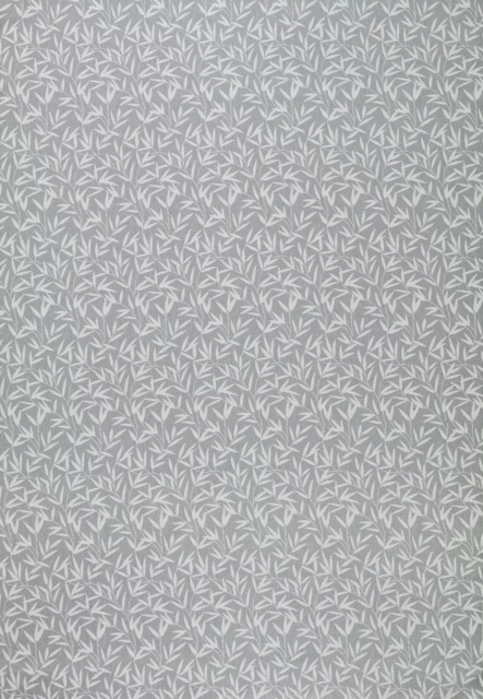 Laura Ashley Willow Leaf Chenille Made to Measure Curtains or Roman Blind, Steel - image 1