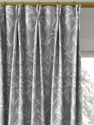 Laura Ashley Willow Leaf Chenille Made to Measure Curtains or Roman Blind, Steel - thumbnail 4