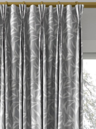 Laura Ashley Willow Leaf Chenille Made to Measure Curtains or Roman Blind, Steel - thumbnail 6