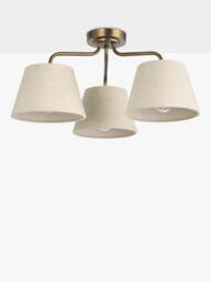 John Lewis Fulham 3 Arm Semi Flush Ceiling Light - thumbnail 3