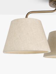 John Lewis Fulham 3 Arm Semi Flush Ceiling Light - thumbnail 4