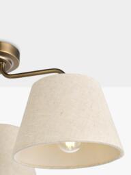 John Lewis Fulham 3 Arm Semi Flush Ceiling Light - thumbnail 6