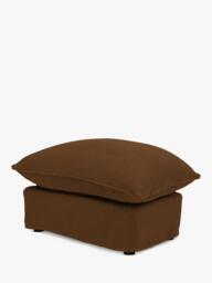 John Lewis x Sophie Conran Cocobella Footstool, Light Leg - thumbnail 1