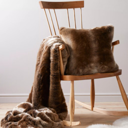 John Lewis Faux Fur Cushion - thumbnail 2