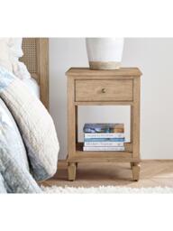 Pottery Barn Sausalito Low Bedside Table, Seadrift - thumbnail 2