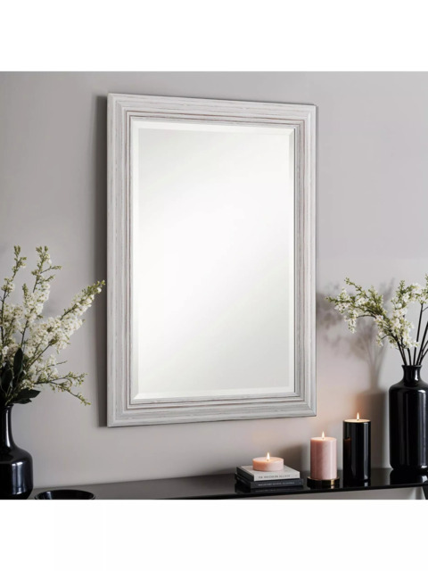 Yearn Contemporary Rectangular Wall Mirror, 74 x 102cm - image 1