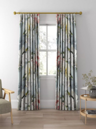 Designers Guild Peonia Grande Made to Measure Curtains or Roman Blind, Zinc - thumbnail 3