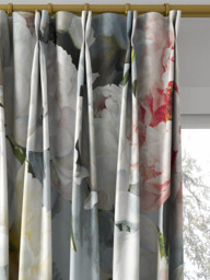Designers Guild Peonia Grande Made to Measure Curtains or Roman Blind, Zinc - thumbnail 4