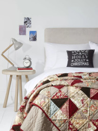 John Lewis Ruby Patchwork Quilt, Red/Multi - thumbnail 4