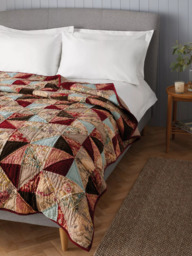 John Lewis Ruby Patchwork Quilt, Red/Multi - thumbnail 2