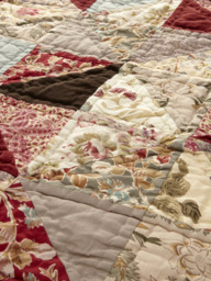 John Lewis Ruby Patchwork Quilt, Red/Multi - thumbnail 3