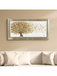 John Lewis Sara Otter 'Breezing Through' Framed Print, 57 x 112cm, Gold/Taupe - thumbnail 2