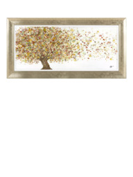 John Lewis Sara Otter 'Breezing Through' Framed Print, 57 x 112cm, Gold/Taupe