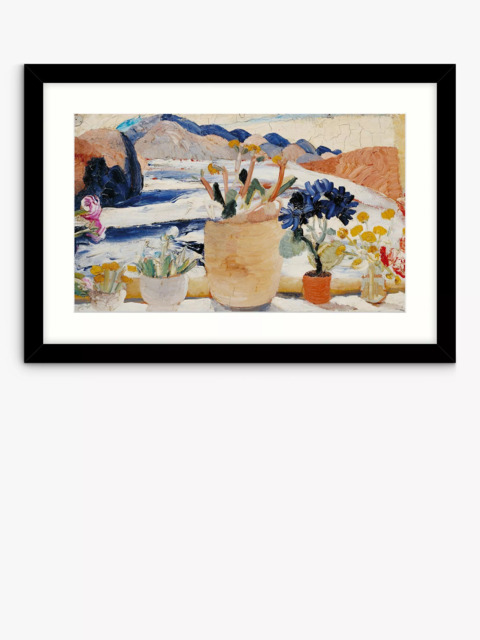 Tate + John Lewis Winifred Nicholson 'Window-Sill, Lugano' Wood Framed Print & Mount, 44 x 64cm