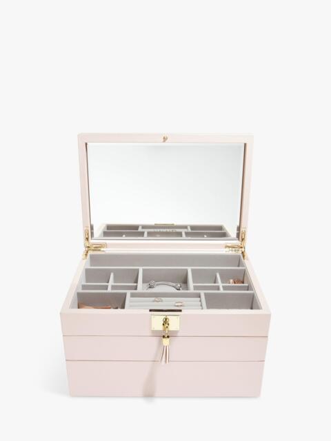 Stackers Leather Velvet Lined Jewellery Box - image 1