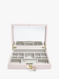 Stackers Leather Velvet Lined Jewellery Box - thumbnail 4