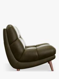 At The Helm Paolo Leather Chair, Dark Leg - thumbnail 4
