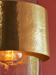 Bay Lighting Dhara Single Pendant Ceiling Light, Gold - thumbnail 6