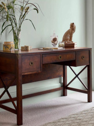 Laura Ashley Balmoral Desk, Dark Chestnut - thumbnail 2