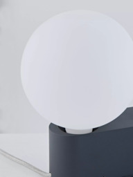 Tala Alumina Table/Wall Lamp with Sphere IV ES LED Dim to Warm Globe Bulb - thumbnail 4