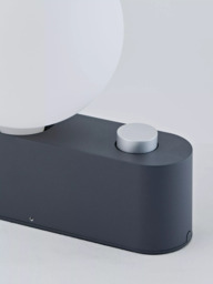 Tala Alumina Table/Wall Lamp with Sphere IV ES LED Dim to Warm Globe Bulb - thumbnail 5