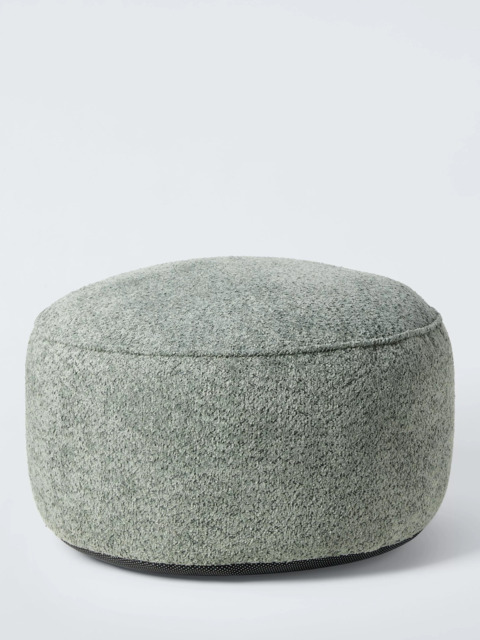 John Lewis Bouclé Beanbag Pouffe - image 1