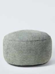 John Lewis Bouclé Beanbag Pouffe - thumbnail 1