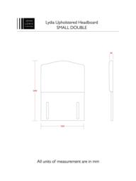 John Lewis Lydia Full Depth Upholstered Headboard, Small Double - thumbnail 4