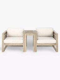 John Lewis St Ives Garden Lounging Chair FSC-Certified (Eucalyptus Wood), Natural - thumbnail 5