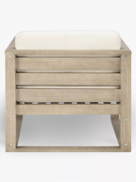 John Lewis St Ives Garden Lounging Chair FSC-Certified (Eucalyptus Wood), Natural - thumbnail 4