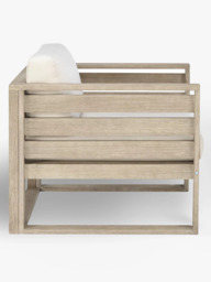 John Lewis St Ives Garden Lounging Chair FSC-Certified (Eucalyptus Wood), Natural - thumbnail 3