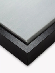 John Lewis Valeria Mravyan 'GreyZone II' Framed Canvas Print, 104 x 104cm, Grey - thumbnail 3