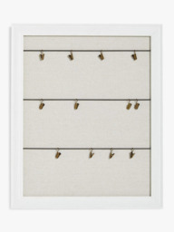 John Lewis Clip Board Photo Frame, Natural