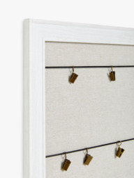 John Lewis Clip Board Photo Frame, Natural - thumbnail 3
