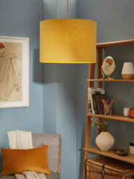 John Lewis Sophia Pure Linen Drum Lampshade - thumbnail 2