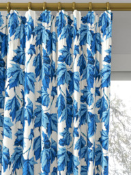 Harlequin x Sophie Robinson Dappled Leaf Made to Measure Curtains or Roman Blind, Lapis - thumbnail 2