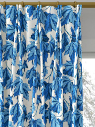 Harlequin x Sophie Robinson Dappled Leaf Made to Measure Curtains or Roman Blind, Lapis - thumbnail 4