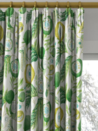 Sanderson Jackfruit Made to Measure Curtains or Roman Blind, Botanical Green - thumbnail 2