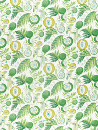 Sanderson Jackfruit Made to Measure Curtains or Roman Blind, Botanical Green - thumbnail 1