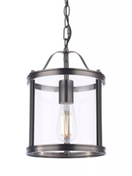 Laura Ashley Harrington Pendant Ceiling Light, Black - thumbnail 5