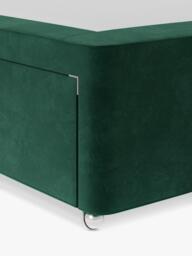 Hypnos Non-Sprung Upholstered 2 Drawer Divan Base, Double - thumbnail 3
