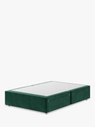 Hypnos Non-Sprung Upholstered 2 Drawer Divan Base, Double - thumbnail 1