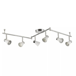 John Lewis Logan GU10 LED 6 Spotlight Ceiling Bar - thumbnail 4